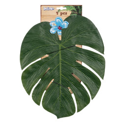 Dekoratívne palmové listy, 4 kusy, 33 x 27 cm